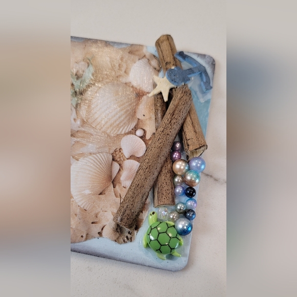 Beautiful Beach Getaway Wooden Charcuterie Boards. Set of 2. - Picture 2 of 16